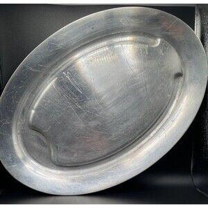 Beverly Metal Products Co. Heavy Aluminum Tray Made in Italy 17"